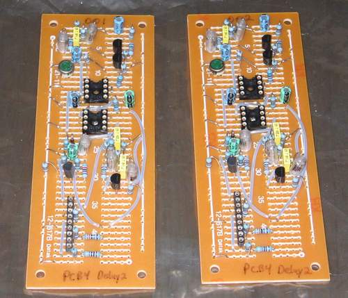 Delay 2 Boards Completed Top View
