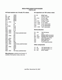 MPS Parts ListPDF