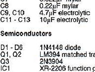 XR-VCO Parts List PDF